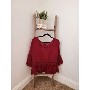 Burgandy Top